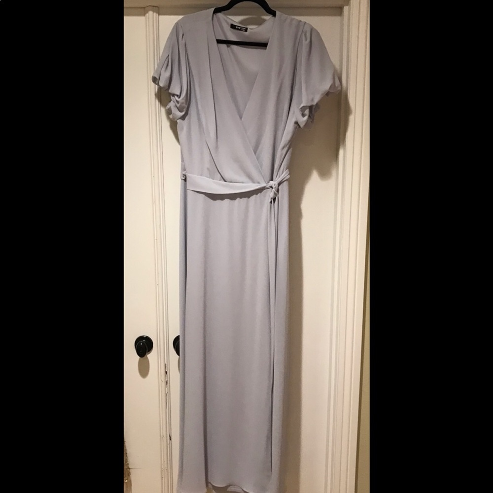 ASOS CURVE maxi wrap dress